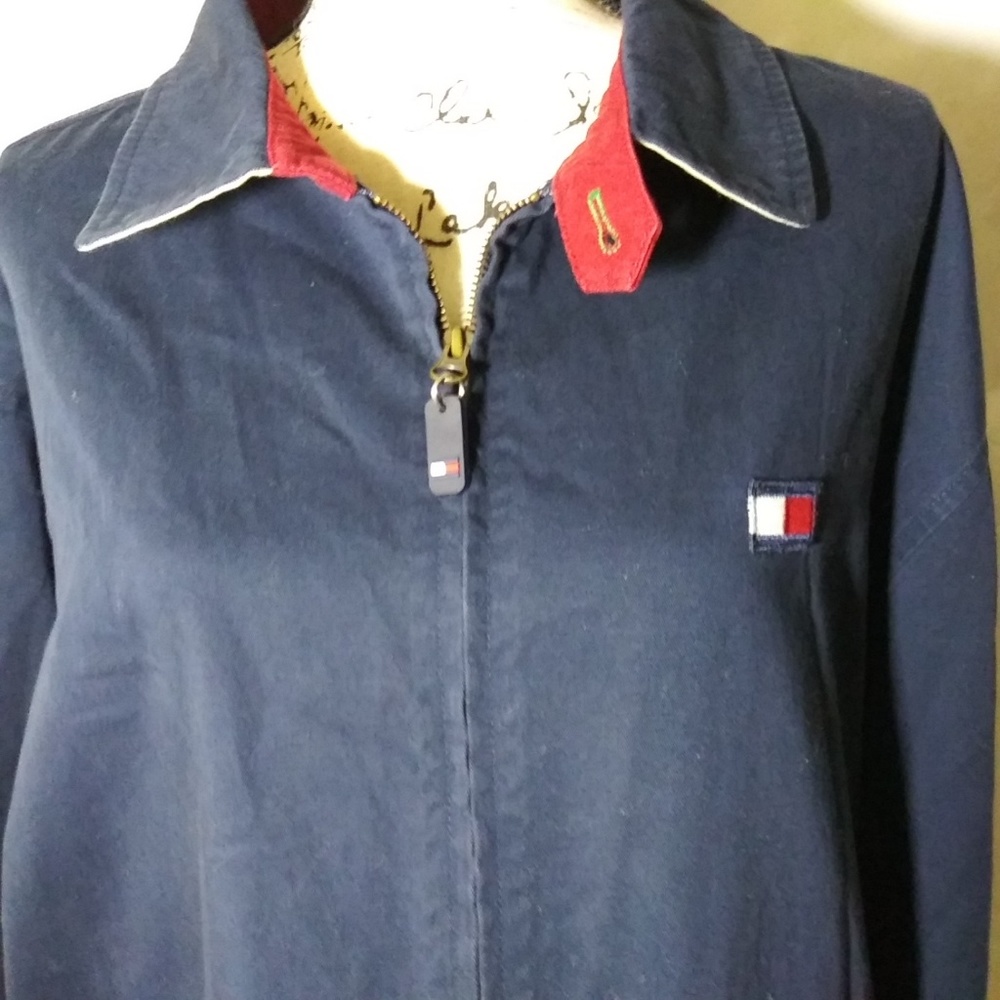 Blue canvas jacket